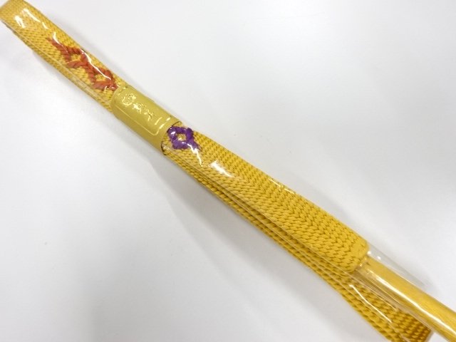 JAPANESE KIMONO / UNUSED HAND-TIED OBIJIME